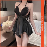 Seductive Nightdress with Underwear & Breast Pad & Robe Set